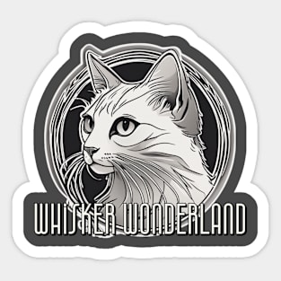 Whisker Wonderland Sticker